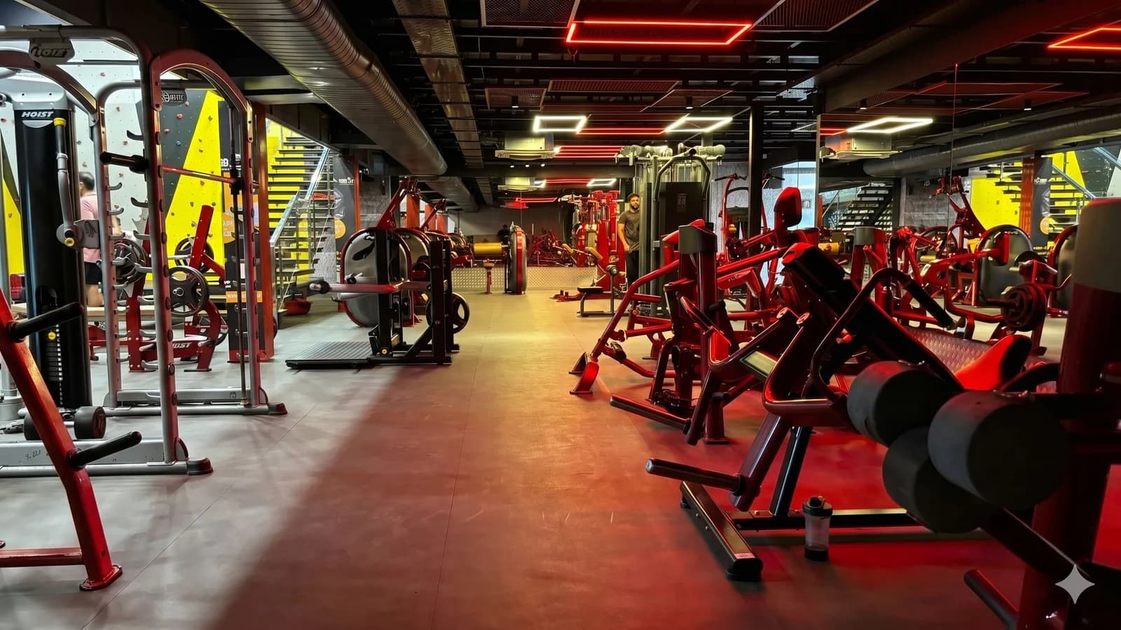 The strength floor at Reboot Lifestyle Fitness Studio